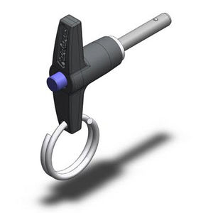 quick-release pin with button