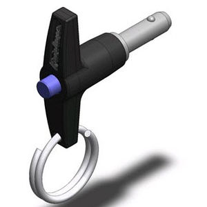 带按钮的快速释放销