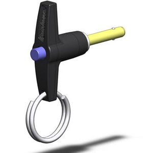 带按钮的快速释放销