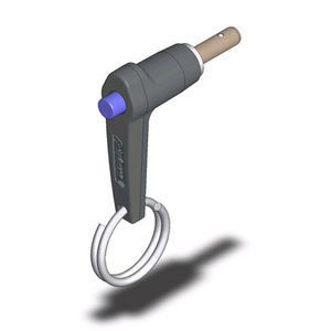 带按钮的快速释放销