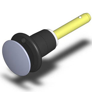 带按钮的快速释放销