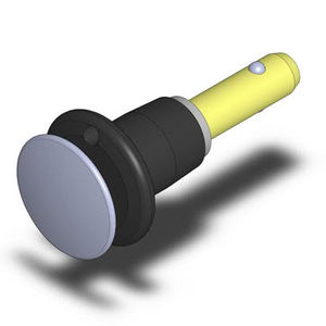 带按钮的快速释放销