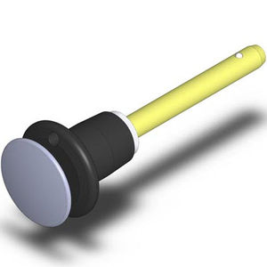 带按钮的快速释放销