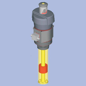magnetic float level switch / for oil / with temperature switch / 4-20 mA