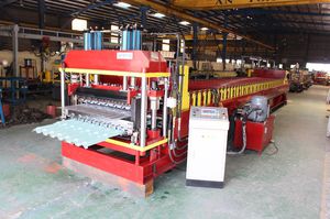 roof panel roll forming machine