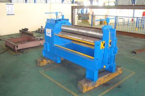 3-roller plate bending machine