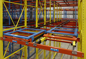 push-back racking