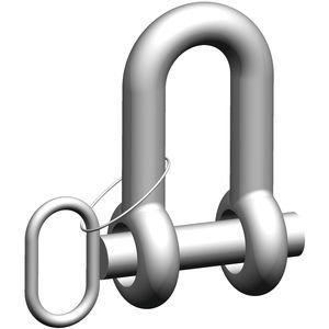 straight lifting shackle
