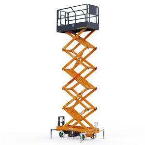 Hand Push Mobile Scissor Lifts - Scissor Lift UAE - ATCOLIFT