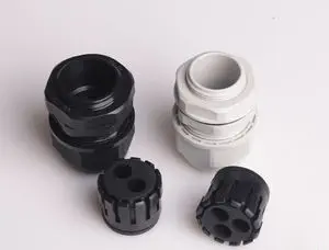 Nylon Plastic Blanking Plugs End Caps & Nut M12 M32 Black White Waterproof 