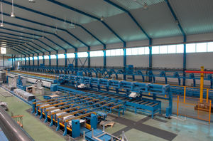 profile extrusion line