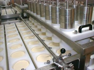 cheese production line