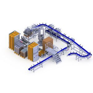 palletising system for the food industry