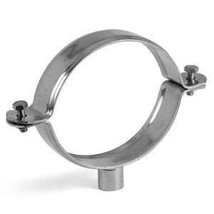 bolt pipe clamp / stainless steel