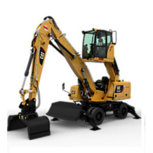 rubber-tired material handler