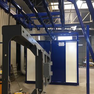 automatic powder coating line