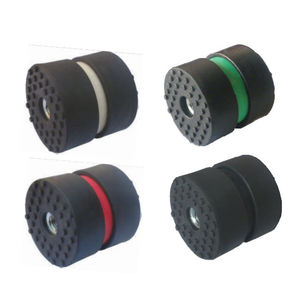 machine foot / equipment / for compressors / elastomer