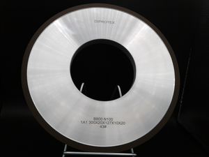 surfacing wheel / cylindrical / vitrified-bonded CBN