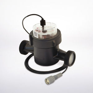 hot water flow meter / with pulse output / PTFE
