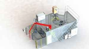 robotic plasma cutting cell / compact