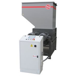 tire shredder / for PET bottles / for cardboard / for wood