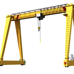 rail-mounted gantry crane / for marine applications / for prefabrication sites / for containers