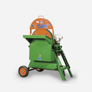 wheeled forestry debarker