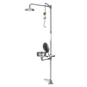 floor-standing safety shower