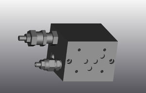 cast iron hydraulic block