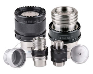 quick coupling / straight / hydraulic / nitrile rubber