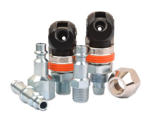 quick coupling / straight / pneumatic / nitrile