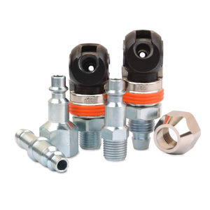 quick coupling / straight / pneumatic / nitrile