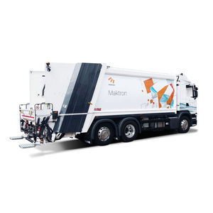 rear-loader waste collection vehicle