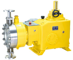 wastewater pump / for chemicals / with electric motor / diaphragm