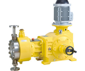 chemical pump / with electric motor / diaphragm / industrial