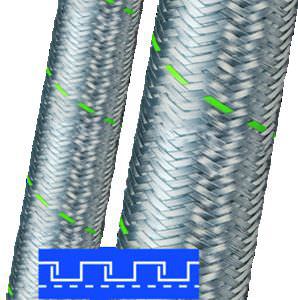 braided conduit / for cables / for electrical cables / galvanized steel
