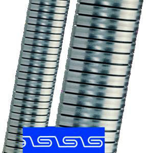 spiral conduit / for cables / for electrical cables / galvanized steel