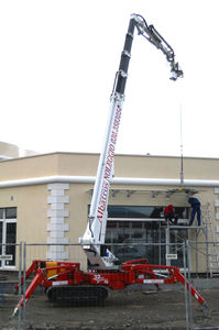 crawler spider crane / telescopic / for construction