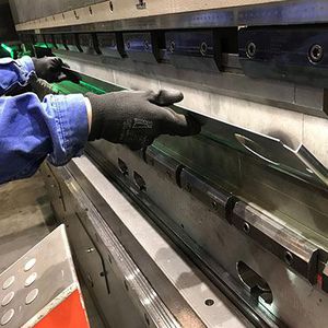 steel sheet bending / aluminum / stainless steel / agriculture