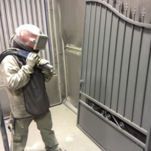 stainless steel sand blasting