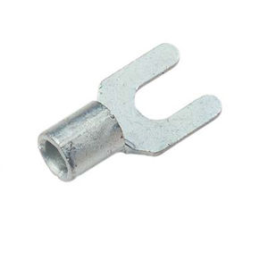 fork solderless terminal / tubular / non-insulated / copper