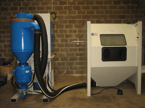 stainless steel sand blasting