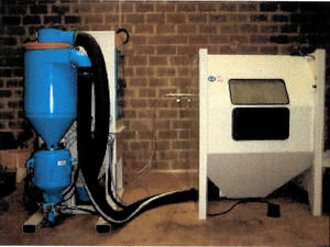 steel sand blasting