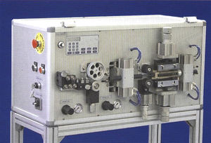 electric cutting and stripping machine / for electrical cables / blade