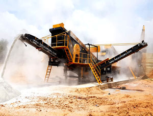 impact crushing and screening plant