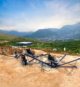 impact crushing and screening plant 1
