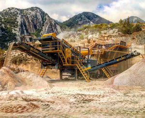 impact crushing and screening plant 1