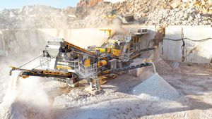impact crushing and screening plant 1