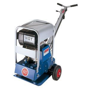 reversible vibratory plate