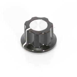 knurled control knob